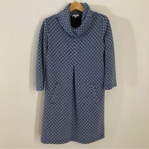 Tyler Boe Blue Patterned Women's Dress Size XS